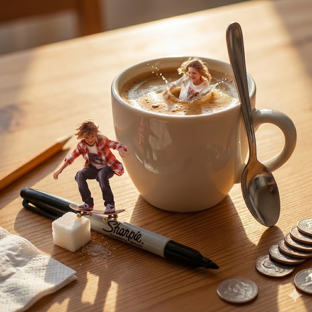 פרומפט לננו בננה פרו - עולם מיניאטורי